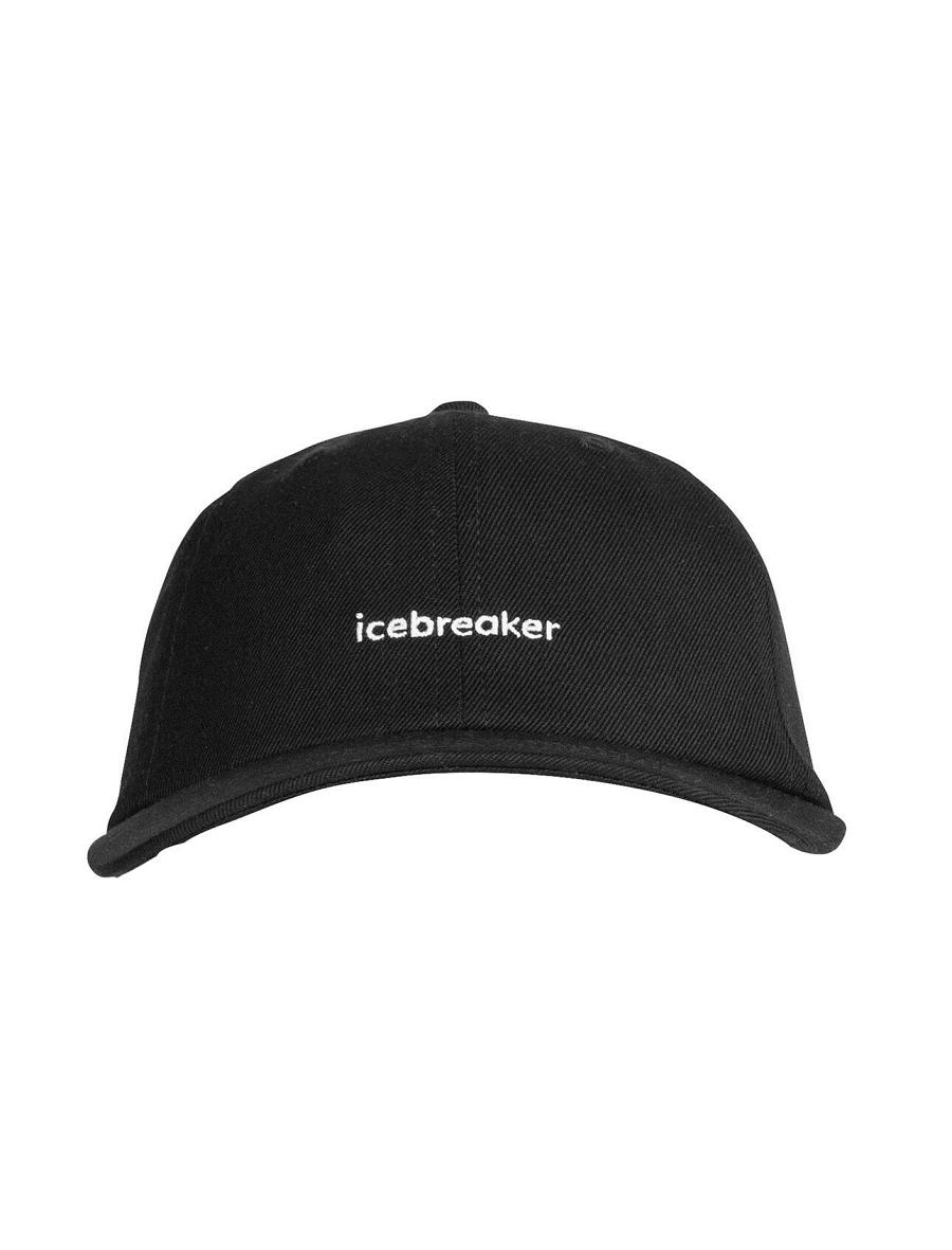 Black Women's Icebreaker Unisex Merino 6 Panel Hats | USA 1481JPQJ